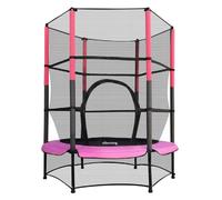 WestWood Mini trampoline | 1,4 m 139,7 cm avec filet de sécurité | Trampoline d'activités pour enfants pour intérieur et extérieur