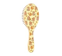 Wet Brush Brosse à cheveux démêlante - Tous types de cheveux - Poils doux glissent à travers les nœuds avec facilité Capybara Pizza pour cheveux secs et humides