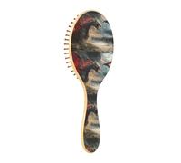 Wet Brush Brosse à cheveux démêlante - Tous types de cheveux - Poils doux qui glissent à travers les nœuds avec facilité - Dragon de guerre pour cheveux secs et humides
