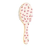 Wet Brush Brosse à cheveux démêlante - Tous types de cheveux - Poils doux qui glissent à travers les nœuds avec facilité - Nœud rose cerise frais pour cheveux secs et humides