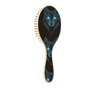 Wet Brush Brosse à cheveux démêlante - Tous types de cheveux - Poils doux qui glissent à travers les nœuds avec facilité - Ligne claire des yeux de loup pour cheveux secs et mouillés