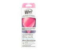 Wet Brush Brosse Démêlante Mini Prismatic Glow, Taille Voyage pour Cheveux Humides & Secs, Compacte, Poils IntelliFlex Ultra-Doux, Réduit la Casse, Tous Types de Cheveux, Édition Limitée Rose