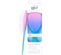 Wet Brush Brosse démêlante originale à poils souples et élastiques pour mèches humides ou sèches, poignée ergonomique, réduction de la rupture, édition limitée, violet (Electric Sky Purple)