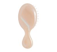 Wet Brush Mini brosse à cheveux démêlante, crème irisée, brosse à cheveux de voyage, poils IntelliFlex ultra doux glissant facilement et sans douleur