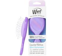 Wet Brush Mini brosse à cheveux démêlante pour enlever en douceur les nœuds, taille de voyage compacte, poils doux pour un démêlage sans douleur, moins de casse, fonctionne sur tous les types de
