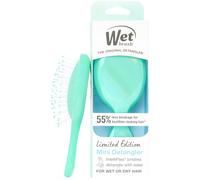 Wet Brush Mini brosse à cheveux démêlante pour enlever en douceur les nœuds, taille de voyage compacte, poils doux pour un démêlage sans douleur, moins de casse, fonctionne sur tous les types de