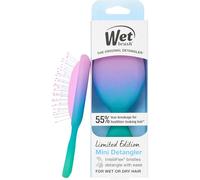 Wet Brush Mini brosse à cheveux démêlante pour enlever en douceur les nœuds, taille de voyage compacte, poils doux pour démêler sans douleur, moins de casse, fonctionne sur tous les types de cheveux