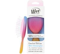 Wet Brush Mini brosse à cheveux démêlante pour enlever en douceur les nœuds, taille de voyage compacte, poils doux pour démêler sans douleur, moins de casse, fonctionne sur tous les types de cheveux