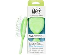 Wet Brush Mini brosse à cheveux démêlante pour enlever en douceur les nœuds, taille voyage, poils doux pour démêler sans douleur, moins de casse, fonctionne sur tous les types de cheveux, édition