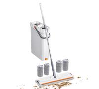 Wet Dry Mop Bucket Set, Separate Dirty Water System, Mop Cleaning Kit with Efficient Design, Floor Cleaning Tool for Corners Marble, Household Accessory, Bathroom Use for Living Room Window Dorm