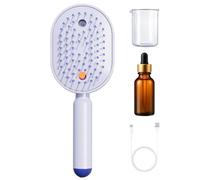 Wet Hair Brush - Vibration Misting Electric Air Cushion Hairbrush With Red Light, Detangling Styling Brush For Women & Girls | Anti- Hair Care Tool For Home Spa, Smooth Shine, Frizz Control & Gr