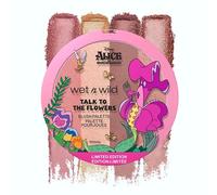Wet n Wild Alice au Pays des Merveilles Parlez aux Fleurs, Palette de Fard à Joues de Maquillage, 4 Tons Veloutés et Mélangeables, pour une Construction de Fard à Joues à l'Aspect Sain