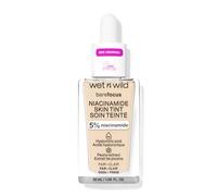 Wet n Wild Bare Focus Niacinamide Skin Tint, Hydratant Teinté à l'Acide Hyaluronique, Fond de Teint Sérum Léger Glow, Maquillage Oil-Free, Fair