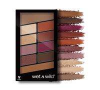 wet n wild, Color Icon 10 Pan Palette, Palette de Fards à Paupières avec 10 Couleurs de Fards Brillants et Mats pour le Jour et la Nuit, Formule Longue Durée et Facile à Mélanger, Rosé in the Air