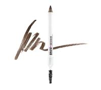 wet n wild Crayon à sourcils Brow-Sessive, Crayon à double extrémité avec brosse pour sourcils fins et épais, Effet look naturel, Couleur modulable, Brun Moyen