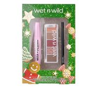 Wet n Wild Frosty Flutter Vault Set, Coffret Cadeau de Maquillage pour les Yeux Comprenant un Eye-Liner Noir Rétractable, un Mascara Noir Volumateur et une Palette de 5 Ombres à Paupières