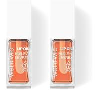 Wet n Wild Huile à Lèvres Teintée, Gloss Orange Nourrissant et Non Collant Enrichi de 7 Huiles Naturelles, Formule Légère pour un Effet Brillant Miroir, Orange Blossom (Lot de 2)