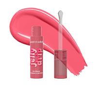 Wet n Wild, Jelly Drip Lip Glaze, Ultra-brillant et Pigmenté, Enrichi en vitamine E, huile de graines de tournesol et extrait de racine de gingembre, formule légère, Applicateur en Métal, Blush Guava