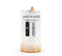 Wet n Wild Kit de Baisers Joyeux, Coffret Cadeau avec Rouge à Lèvres Mat et Brillant, Formule Nourrissante, Enrichi en Vitamine E et Microsphères, Longue Tenue et Modulable