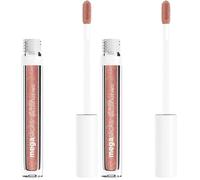 Wet n Wild, Mega Slicks Lip Gloss, Gloss à Lèvres Extra-Brillant à la Texture Légère et Éclatante pour des Lèvres Saines et Douces, Idée Cadeau pour la Saint Valentin, Call me boss (Lot de 2)