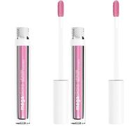 Wet n Wild, Mega Slicks Lip Gloss, Gloss à Lèvres Extra-Brillant à la Texture Légère et Éclatante pour des Lèvres Saines et Douces, Idée Cadeau pour la Saint Valentin, Sinless (Lot de 2)