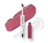 Wet N Wild Megalast Lock N' Shine, Brillant à Lèvres Double Face, Formule Enrichie en Vitamine E et en Huile de Jojoba, Teinte Utaupia