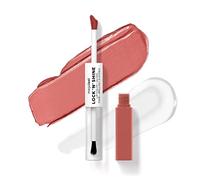 Wet n Wild Megalast Lock N' Shine, Brillant à Lèvres Double Face, Formule Enrichie en Vitamine E et en Huile de Jojoba, Teinte Nude Illusion