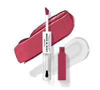 Wet n Wild Megalast Lock N' Shine, Brillant à Lèvres Double Face, Formule Enrichie en Vitamine E et Huile de Jojoba, Teinte La Pink