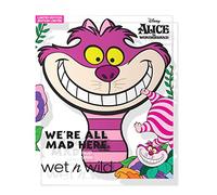 Wet n Wild Miroir de Poche Alice in Wonderland 'We're All Mad Here', Accessoire Portable avec Thème Alice au Pays des Merveilles, pour Retouches en Déplacement, avec Prise Confortable