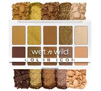 wet n wild, Palette 10 Nuances Color Icon, Palette de Fards à Paupières, 10 Couleurs Richement Pigmentées pour un Maquillage Quotidien, Formule Longue Durée et Facile à Mélanger, Call Me Sunshine