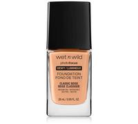 Wet n Wild Photo Focus Foundation Dewy, Fond de Teint Liquide Ultra-Léger et Longue Tenue, Couvrance Modulable de Moyenne à Forte pour Tous les Types de Peau, Nuance Classic Beige