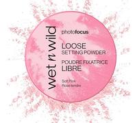 Wet n Wild Photo Focus Loose Setting Powder, Poudre de Fixation Soyeuse et Légère pour Fixer, Matifier, Absorber l'huile et Cuire, Effet Flou Doux, Soft Pink, 20g