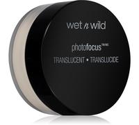 Wet n Wild Photo Focus Loose Setting Powder, Poudre de Fixation Soyeuse et Légère pour Fixer, Matifier, Absorber l'huile et Cuire, Effet Flou Doux, Translucent, 20g