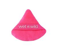 Wet n Wild Powder Puff, Applicateur Réutilisable et Lavable pour Fondre Poudres Libres ou Compactes, Crayon à Lèvres à Fibres Velours Douces, Forme Triangle pour Application Précise