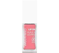 Wet n Wild Huile à Lèvres Teintée, Gloss Rose Nourrissant et Non Collant Enrichi de 7 Huiles Naturelles, Formule Légère pour un Effet Brillant Miroir, Fuzzy Pillow