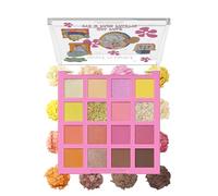Wet n Wild Spongebob Gal Pals Palette Yeux et Visage, Palette Ombre à Paupières et Visage avec 16 Teintes Pigmentées aux Finitions Mat, Irisées et Pailletées