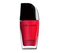 wet n wild - Wild Shine Nail Color - Application facile & rapide - Fini brillant - Teinte Red Red - 100% Cruelty Free rouge