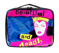 Wet n Wild x Disney Villains Makeup Bag, Trousse de Toilette Portable Transparente - Design Inspiré de La Méchante Reine