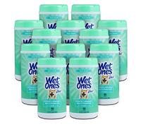 Wet Ones for Pets FF14365PCS12 Lot de 50 lingettes hypoallergéniques multi-usages avec vitamines A, C et E, sans parfum et hypoallergéniques pour tous les chiens