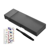 Wet Palette pour miniatures - 20,8 x 7 x 2,5 cm | Opérated Water Decals Portable Moisturizing Box Hobby Painting Tool with Sponge Tweezers For Model Coloring Art Supplies