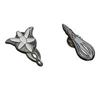 Weta Collectibles Seigneur des Anneaux Pin's Double Pack Evenstar & Galadriel's Phial
