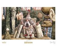 Weta Workshop Le voyage au labyrinthe - Impression d'art Wiseman du labyrinthe - Édition limitée - 30 x 42 cm