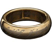 Weta Workshop - Lord of The Rings - LOTR™ The One Ring™ (Gold Plated Tungsten with Elvish Runes), Size 8