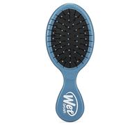 WetBrush Mini Detangler Brosse à cheveux avec des poils Ultra Doux Intelliflex pour séparer doucement les nœuds en toute facilité, le démêlant Wet Brush est doux pour les cheveux, en bleu élémentaire