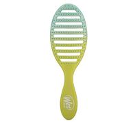 WetBrush Speed Dry Démêlant avec poils Heatflex résistants à la chaleur et design ouvert pour sécher les cheveux plus rapidement, pour tous les types de cheveux, collection Feel Good Ombre, vert et