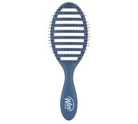 WetBrush Speed Dry Démêlant avec poils Heatflex résistants à la chaleur et design ouvert pour sécher les cheveux plus rapidement, pour tous les types de cheveux, bleu élémentaire