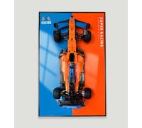 WETCEAOM Cadre Compatible avec Lego Technic McLaren Formula 1 42141, Tableau d'affichage Mural Compatible avec Lego Les Amateurs, Taille : 75x45 cm（sans modèle）