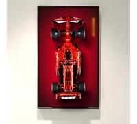 WETCEAOM Cadre Compatible avec Technic Ferrari SF-24 F1 Voiture 42207, Wall Display Frame for Adult Collectibles - Idéal pour Une décoration sur Le thème de la F1, à la Maison ou au Bureau.