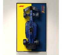 WETCEAOM Cadre de présentation pour Lego F1, Tableau Mural d'affichage Mural pour Lego 42206, Taille : 75x45 cm (Colorful)
