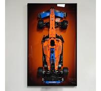 WETCEAOM Cadre for Lego Technic McLaren F1 42141, Formula 1 Tableau Mural pour Lego Les Amateurs, 75x45 cm Support Mural de Voiture (Seulement Le Cadre)